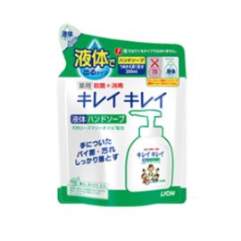 【LION】 Kireikirei Liquid Hand Soap Refill 200ml 4903301176824image