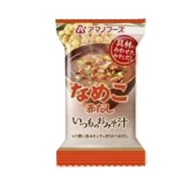 【Amano Foods】 Itsumo no Miso soup Nameko Red Miso Soap 8g 4971334204524image