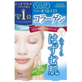 【KOSE】 CLEAR TURN White Mask Collagen 5 sheets 4971710308631image