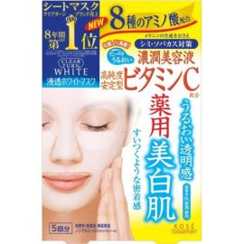 【KOSE】 CLEAR TURN White Mask Vitamin C 5 sheets 4971710309140image