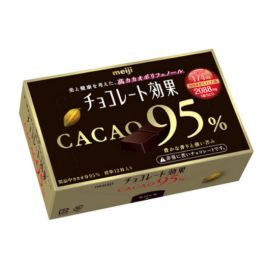 【Meiji】 Chocolate effect Cacao 95% 60g Dark chocolate 4902777004204image