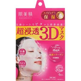 【Kracie】 Hadabisei Moisturizing Penetration Mask 3D Aging Care 4 pcs 4901417630674image