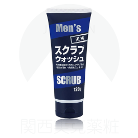 【Kumano Oil】 Mens scrub face wash 130g 4513574026711image