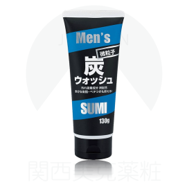 【Kumano Oil】 Mens charcoal face wash 130g 4513574026728image