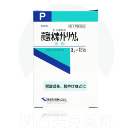 【Kenei Pharmaceutical】 Sodium bicarbonate (crystal) 3G x 12H 4987286300627image