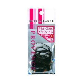 【Shobido】 Provence tangle-free rubber L black 30 pcs 4974012400232image