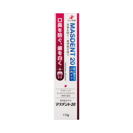 【Zeria new drug】 Masdent 20 medicated toothpaste 110g 4987103048701image