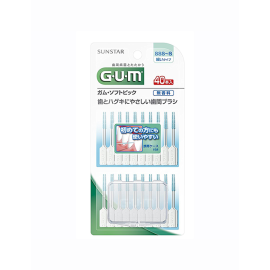 【SUNSTAR】 GUM periodontal care soft interdental cleaning stick SSS-S 40 sticks 4901616215634image