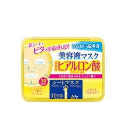 【KOSE】 CLEAR TURN Essence Mask Hyaluronic Acid 30 sheets 4971710319385image