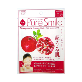 【Sun smile】 Pure Smile Essence Mask Pomegranate 1 sheet 4526371000259image