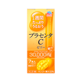 【Earth Corporation】 Moisturizing placenta C jelly mango for a week 10g×7 4901080661111image