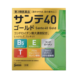 【Santen Pharmaceutical】 Sante 40 Gold 12ml 4987084411280image