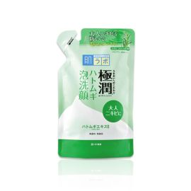 【Rohto Pharmaceutical】 HADA LABO Gokujun adlay foam cleansing Refill 140ml 4987241145645image