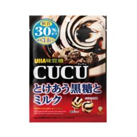【UHA Mikakuto】 CUCU Brown sugar and milk 80g 4902750922358image