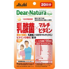 【Asahi Group Foods】 Dear Natura Style Lactic Acid Bacteria x Multivitamins 40 tablets 4946842650095image