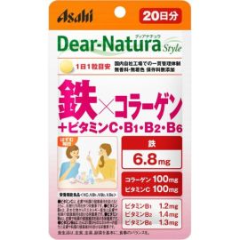 【Asahi Group Foods】 Dear Natura Style Iron x Collagen 20 tablets 4946842639519image