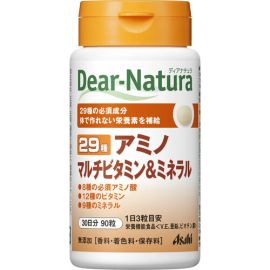 【Asahi Group Foods】 Dear Natura 29Kinds Amino Multivitamin & Mineral 90 tablets 4946842634675image