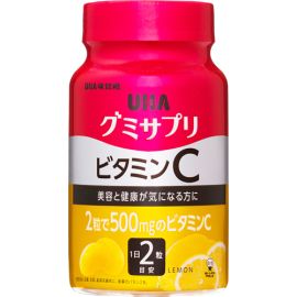【UHA Mikakuto】 Gummy Supplement Vitamin C (Bottle) 60 tablets 4902750651685image