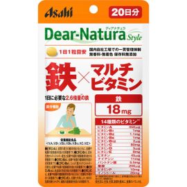 【Asahi Group Foods】 Dear Natura Style Iron x Multivitamin 20 tablets 4946842636648image