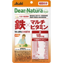 【Asahi Group Foods】 Dear Natura Style Iron x Multivitamin 60 tablets 4946842636938image