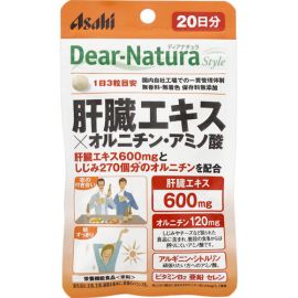 【Asahi Group Foods】 Dear Natura Style Liver Extract x Ornitine Amino Acid 60 tablets 4946842638758image