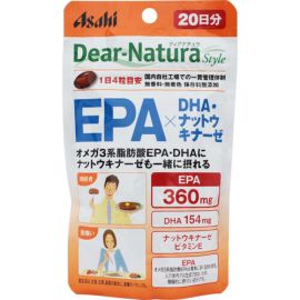 【Asahi Group Foods】 Dear Natura Style EPA x DHA + Nattokinase 80 tablets 4946842637546image