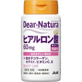 【Asahi Group Foods】 Dear Natura Hyaluronic Acid 60 tablets 4946842635962image
