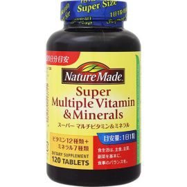 【Otsuka Pharmaceutical】 Nature Made Super Multi Vitamin & Mineral 120 tablets 4987035513711image