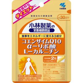 【Kobayashi】 Coenzyme Q10 α-lipoic acid L-carnitine 60 tablets 4987072072059image
