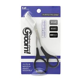 【Kaijirushi】 Groom! Eyebrow scissors with comb 2way 4901601938593image