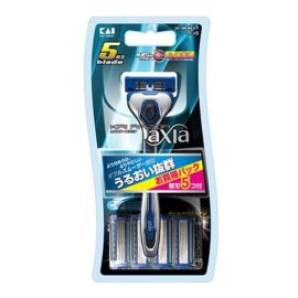 【Kaijirushi】 KAIRAZOR axia combo pack with 5 spare blades 4901331001291image