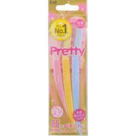 【Kaijirushi】 Razor Pretty for Sensitive Skin Face L 3 pcs 4901331001628image