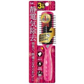 【Kaijirushi】 Antistatic Styling Brush L Ruby Pink 4901601278798image