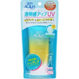 【Rohto Pharmaceutical】 Skin Aqua Tone Up UV Essence mint green 80g 4987241162130image