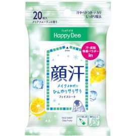 【Mandom】 Happy Deo Face Sheet Clear Fruity 20 sheets 4902806118209image