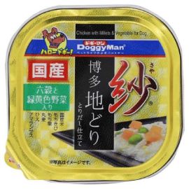 【Doggyman】 Saya Hakata chicken with six grains and green and yellow vegetables 100g 4974926010527image