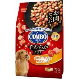 【Nippon Pet Food】 Combo dog tender soft diced beef, scissors vegetables 720g 4902112021392image