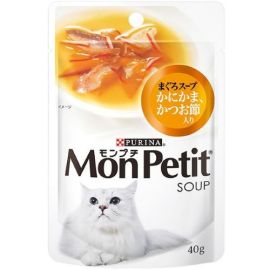 【Nestle Japan】 Mon Petit pouch soup menu 40g with bonito flakes 4902206202829image
