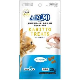 【Sunrise】 Sunrise AIM30 crispy treats fish flavor 25g 4973321943485image
