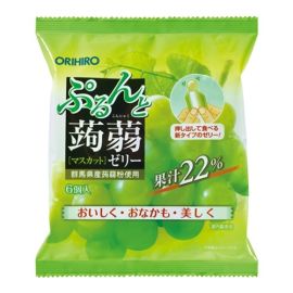 【ORIHIRO】 Purunto Konjac Jelly New Pouch Muscat 20g x 6 4571157254579image
