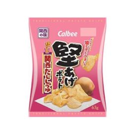 【Calbee】 Kataage Potato Kansai Dashi Flavor 63g 4901330910914image