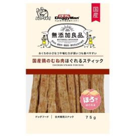 【Doggyman】 Additive-free quality domestic chicken breast stick 75g 4976555825480image