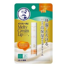 【Rohto Pharmaceutical】 Mentholatum Melty Cream Lip Rich Honey 2.4g 4987241156351image