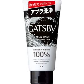 【Mandom】 Gatsby Facial Wash Strong Clear Foam 130g 4902806102048image