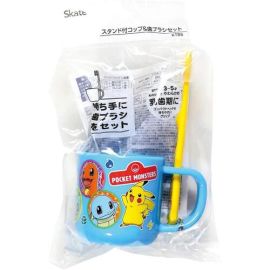 【Skater】 Cup with Stand & Toothbrush Set Pokemon 4973307537813image