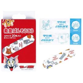 【Skater】 Tom & Jerry First Aid Band-Aid 4973307557095image