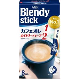 【AGF】 Blendy Stick Cafe au Lait Half Calorie 8 sticks 4901111537743image