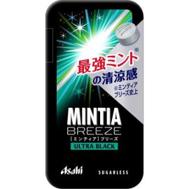 【Asahi Group Foods】 Mintia Breeze Ultra Black 30 tablets 4946842540150image