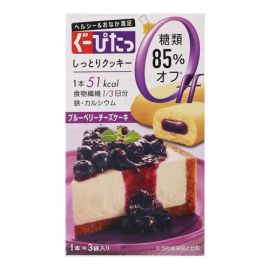 【Naris Cosmetics】 Goopita Moist Cookie Blueberry Cheesecake (3 pieces) 4955814701222image