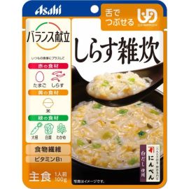 【Asahi Group Foods】 Balanced menu Shirasu rice porridge 100g 4987244188458image